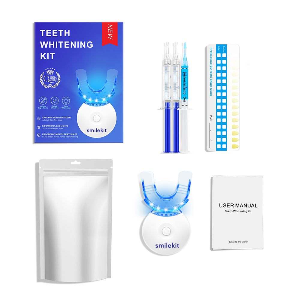 Teeth Whitening Gel For Trays - Tandenbleekset - 5X LED-lichttandenbleekmiddel met 35%
