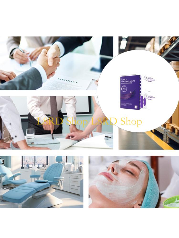 Teeth Whitening Quick - L8RD 7/14Pairs Premium Paarse Tandenbleekmiddel Verhelderende