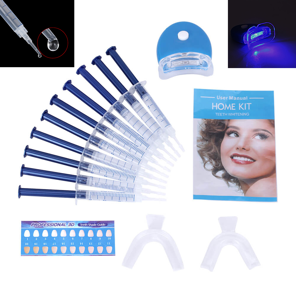 Teeth Whitening Light Kit - 1 set Tanden Whitening 44% Peroxide