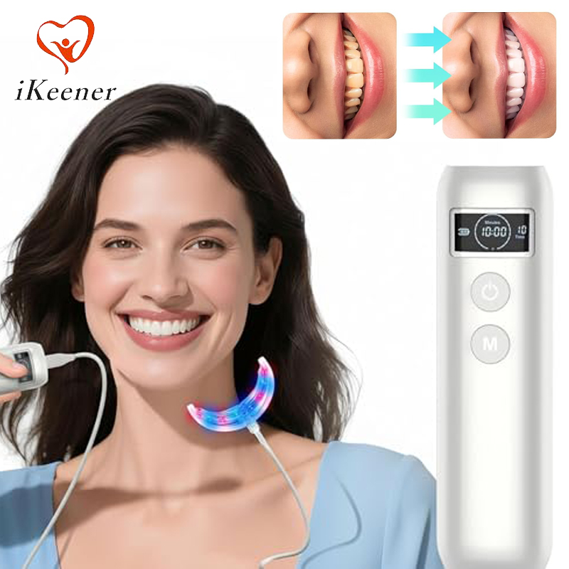 Teeth Whitening Light Kit - Tandenbleek-accelerator met 16 LED rood-blauwe verlichtingsstrips