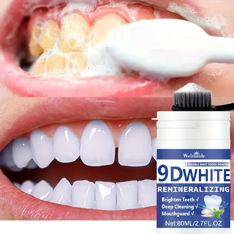 Teeth Whitening Zimba - 9D Wit Remineraliserend Hydroxyapatiet Tandpoeder, Tandbleekpoeder,