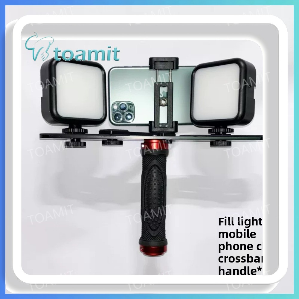 Teeth Whitening Light Kit - Tandheelkundige fotografielamp, Bluetooth LED-flitser voor smartphone,