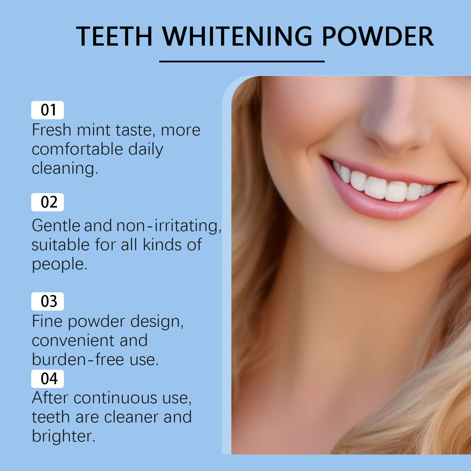 Tanden bleken Poeder Verwijder - Teeth Whitening Zimba recensie en prijs