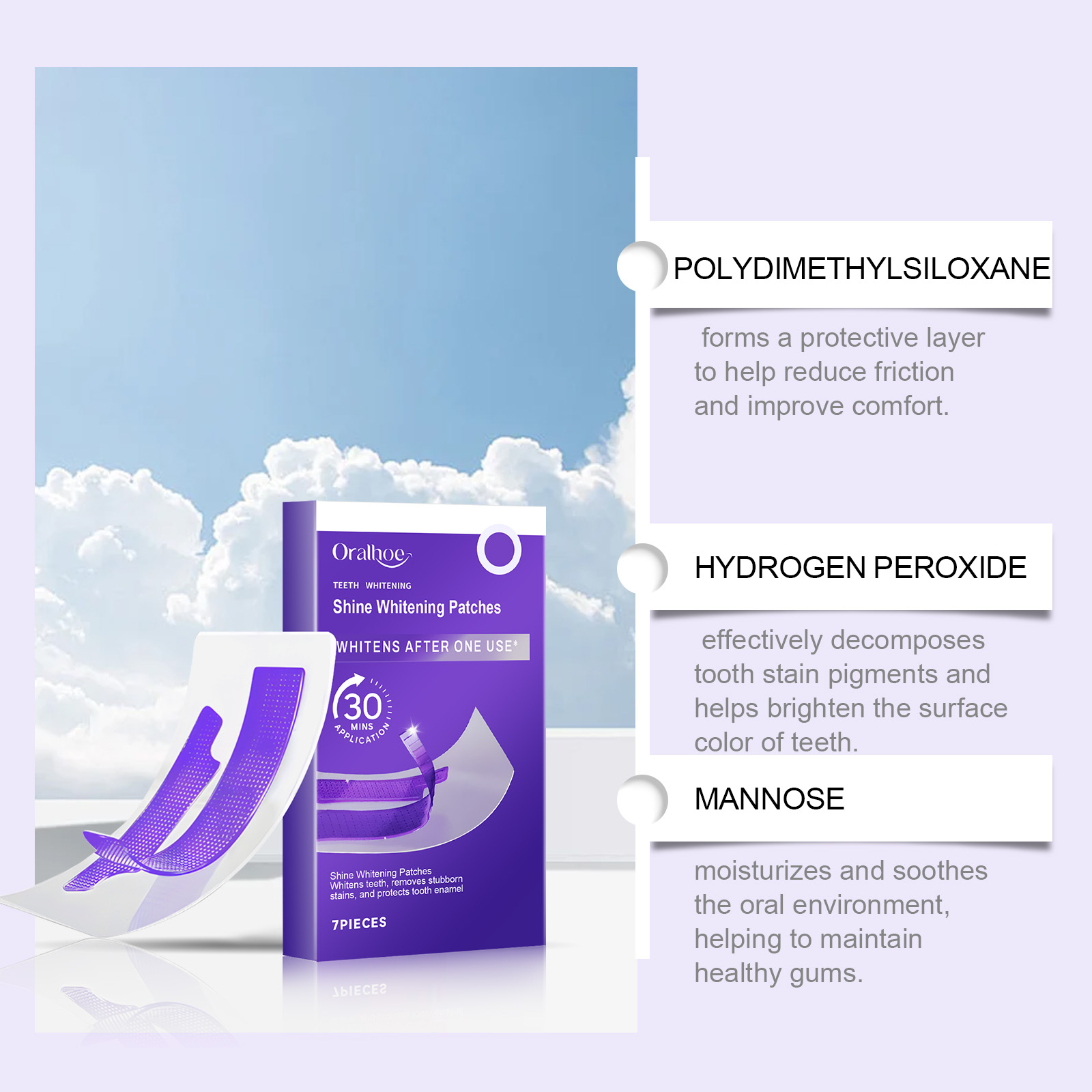 ORALHOE 7 stks/doos Tanden Whi - Teeth Whitening Quick recensie en prijs
