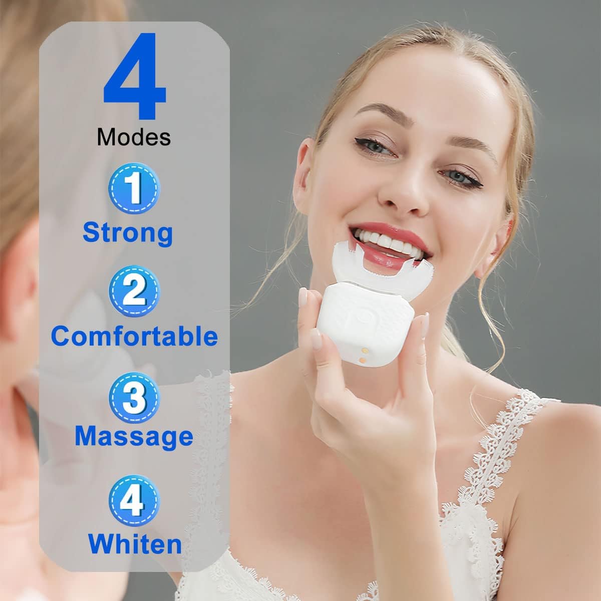Tandverzorging U Vorm Elektris - Teeth Whitening Light Kit recensie en prijs