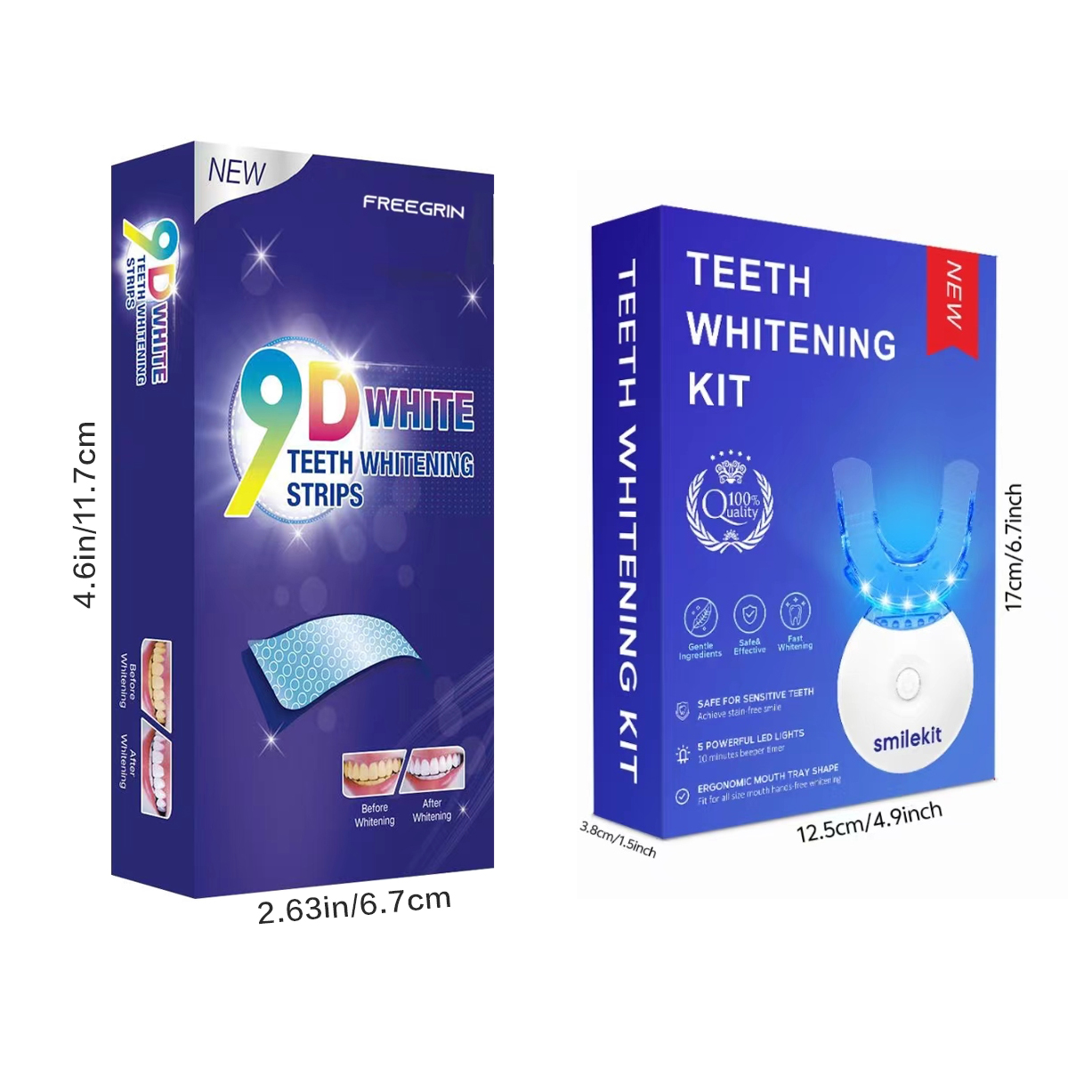 Tandenbleekset - 5X LED-licht  - Teeth Whitening Gel For Trays recensie en prijs